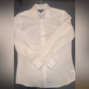 Express Crisp White Dress Shirt